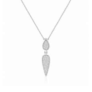 WHITE GOLD DIAMOND NECKLACE WH3026D