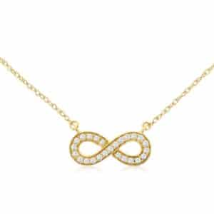 YELLOW GOLD DIAMOND NECKLACE H3592D