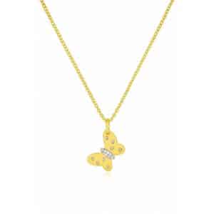 YELLOW GOLD DIAMOND PENDANT H3380D