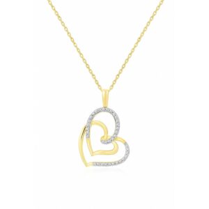 YELLOW GOLD DIAMOND PENDANT H1112D