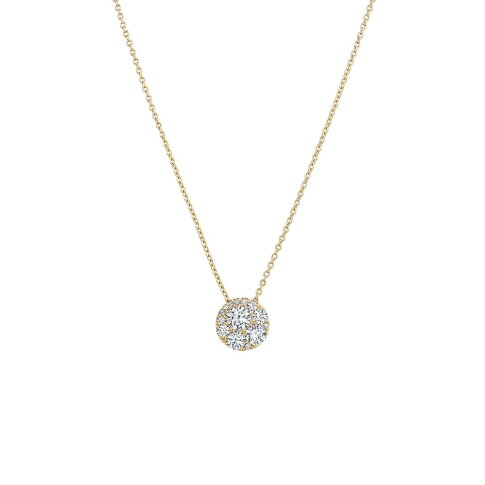 HEARTS ON FIRE TESSA DIAMOND CIRCLE PENDANT HFPTESC00768Y - Image 2