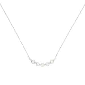WHITE GOLD PEARL & DIAMOND NECKLACE WH2243P