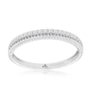 WHITE GOLD DIAMOND WEDDING BAND WC9729D