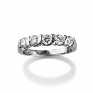 WHITE GOLD DIAMOND WEDDING BAND W3679