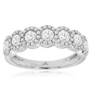 WHITE GOLD DIAMOND WEDDING BAND WC9770D