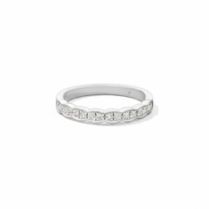 HEARTS ON FIRE LORELEI FLORAL DIAMOND BAND UU438WGHV0156500