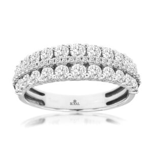 WHITE GOLD DIAMOND WEDDING BAND WC9317D