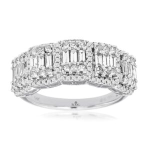 WHITE GOLD DIAMOND WEDDING BAND WC9661D