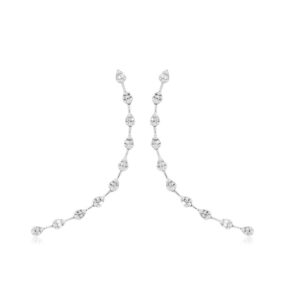 WHITE GOLD DIAMOND EARRINGS WC9683D