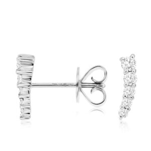 WHITE GOLD DIAMOND EARRINGS WC9508D