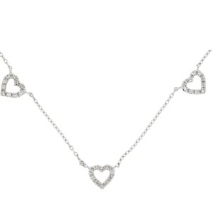 WHITE GOLD DIAMOND NECKLACE WH1987D