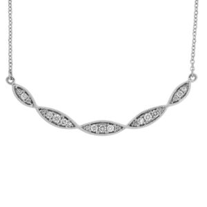 WHITE GOLD DIAMOND NECKLACE WH1064D