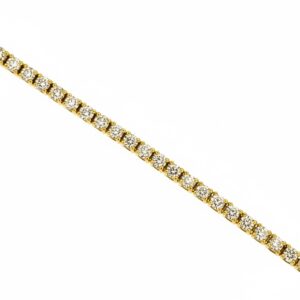 YELLOW GOLD DIAMOND BRACELET C9190D