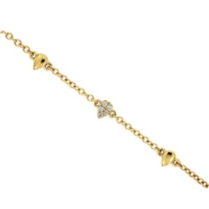 YELLOW GOLD DIAMOND BRACELET C8851D
