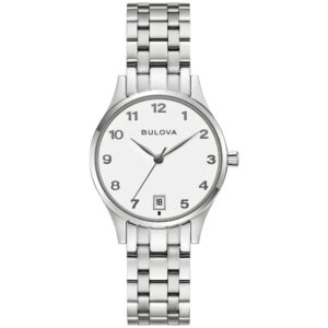 BULOVA WHITE DIAL 96M175