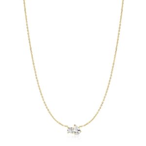 ANIE HAIE GOLD TOI & MOI NECKLACE N071-02G