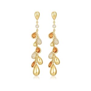 ANIA HAIE GOLD NANO GEM TEARDROP CASCADE EARRINGS E066-10G