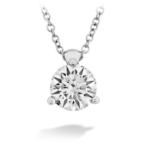 HEARTS ON FIRE CLASSIC 3 PRONG SOLITAIRE PENDANT HFPHCLA3P00338W