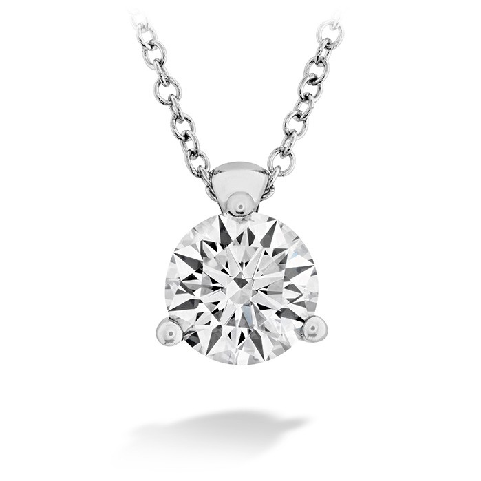 HEARTS ON FIRE CLASSIC 3 PRONG SOLITAIRE PENDANT HFPHCLA3P00338W