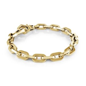 ITALGEM STEEL ROUND LINK BRACELET SMB722-8