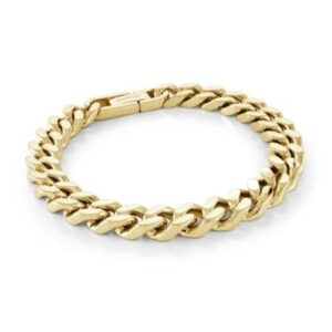 ITALGEM STEEL CURB CHAIN BRACELET SMB260