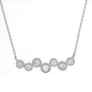 WHITE GOLD DIAMOND NECKLACE WH1153D