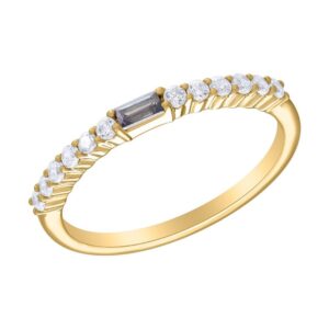 YELLOW GOLD ALEXANDRITE & DIAMOND RING M6778