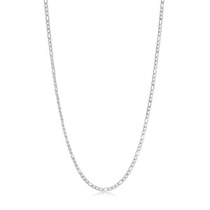 ITALGEM STEEL POLISHED FIGARO CHAIN SN112-20