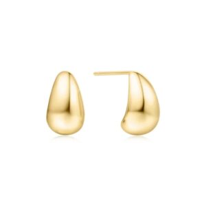 ANIA HAIE GOLD SMALL DOME HOOP EARRINGS E062-05G