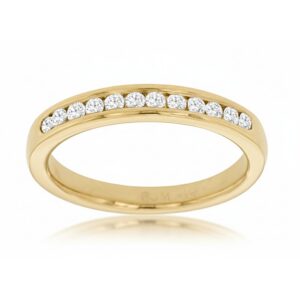 YELLOW GOLD DIAMOND BAND 3545