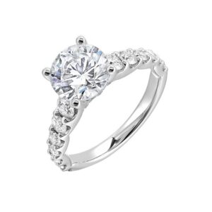 WHITE GOLD PERFECT LOVE SEMI-MOUNT RING W1241RN200SM-4W89