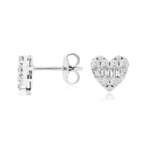 WHITE GOLD DIAMOND EARRINGS WH2132D