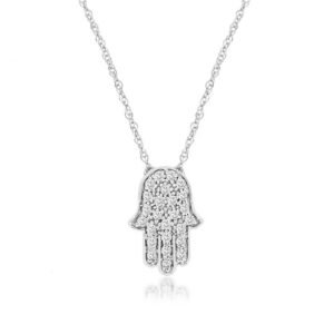 WHITE GOLD DIAMOND PENDANT WH1601D