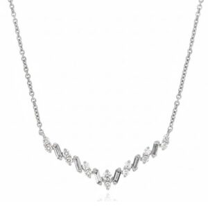 WHITE GOLD DIAMOND NECKLACE WH1035D