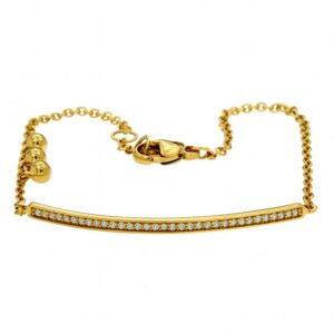 YELLOW GOLD DIAMOND BRACELET C8846D