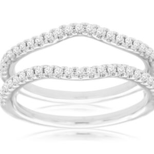 WHITE GOLD DIAMOND WRAP RING W900CIN