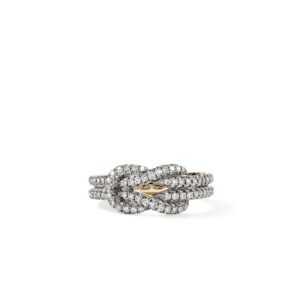 JOHN HARDY LOVE KNOT RING RGGX9010402DIX7
