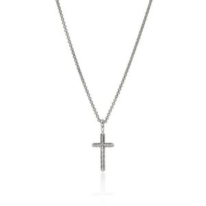 JOHN HARDY ESSENTIAL CROSS NECKLACE NB989377X18-20