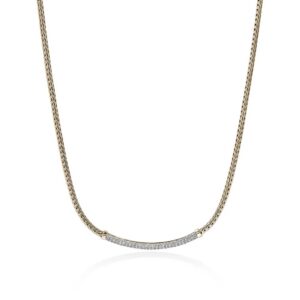 JOHN HARDY ESSENTIAL PAVE NECKLACE NGGX986982DIX16-18